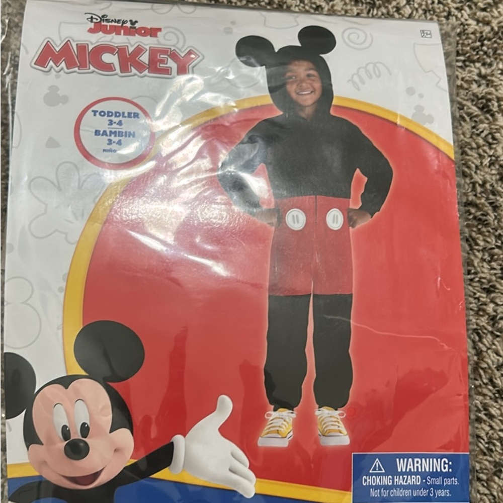 Disney Mickey Mouse Toddler Costume - Black and Red